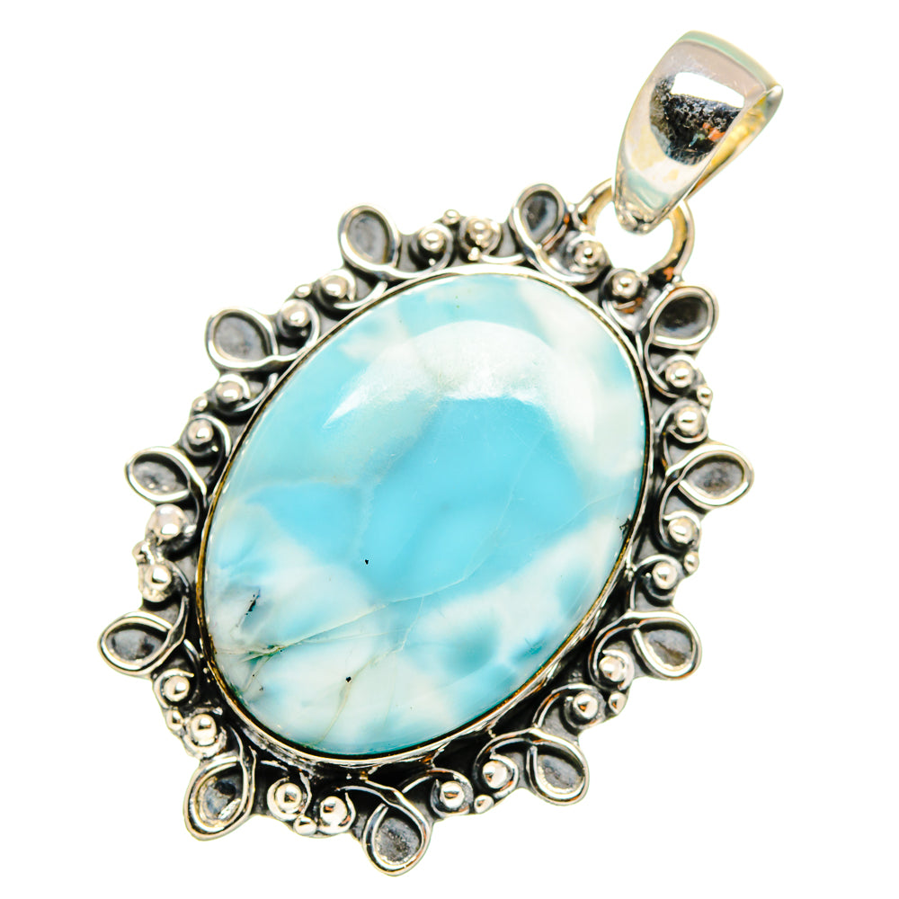 Larimar Pendants handcrafted by Ana Silver Co - PD11791