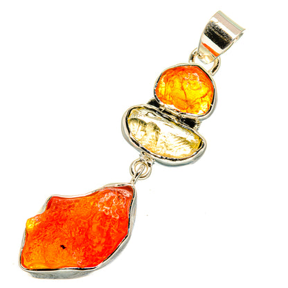 Carnelian Pendants handcrafted by Ana Silver Co - PD11796