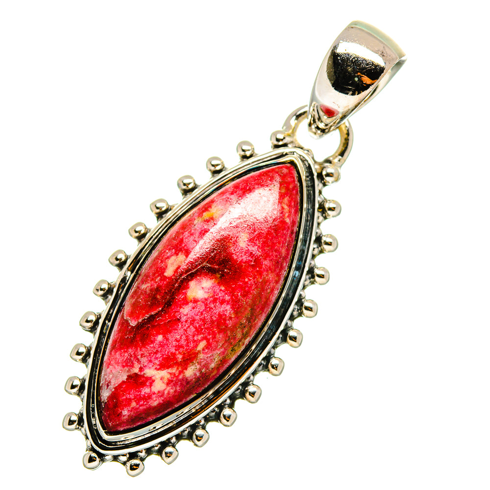 Thulite Pendants handcrafted by Ana Silver Co - PD11797