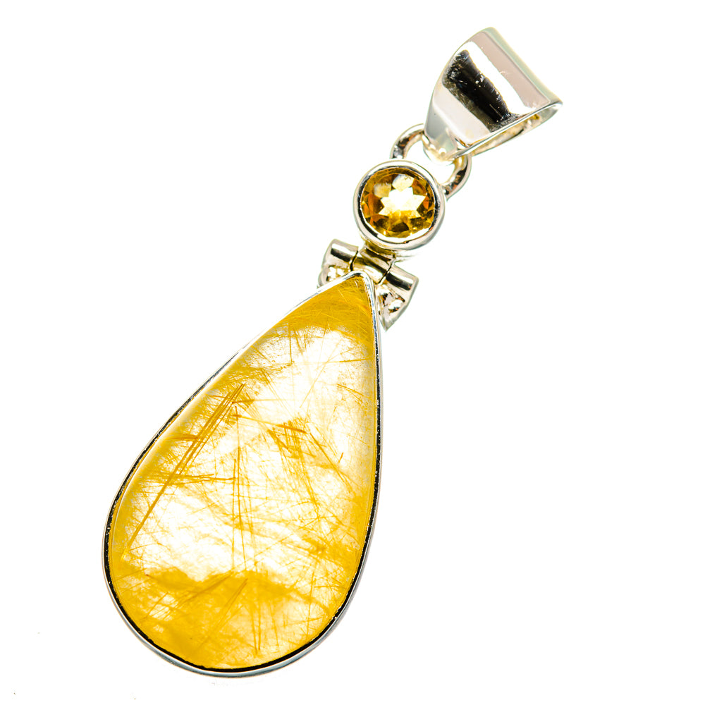 Citrine Pendants handcrafted by Ana Silver Co - PD11800