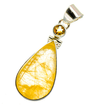Citrine Pendants handcrafted by Ana Silver Co - PD11800