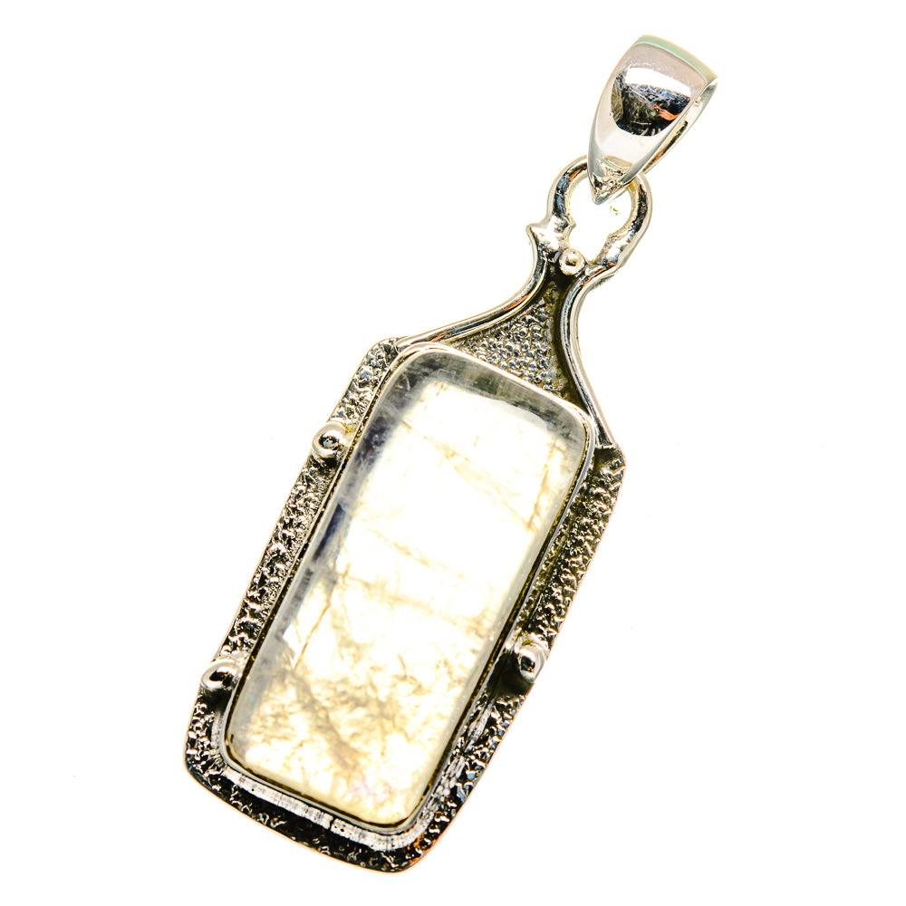 Rainbow Moonstone Pendants handcrafted by Ana Silver Co - PD11801