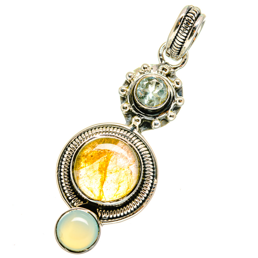 Labradorite Pendants handcrafted by Ana Silver Co - PD11807