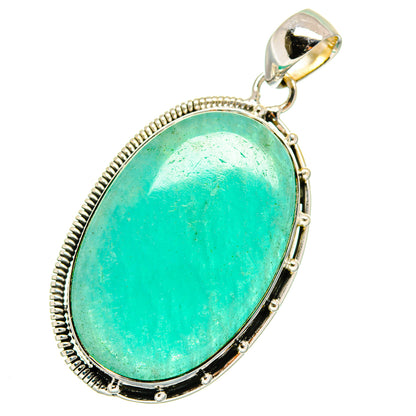 Amazonite Pendants handcrafted by Ana Silver Co - PD11819