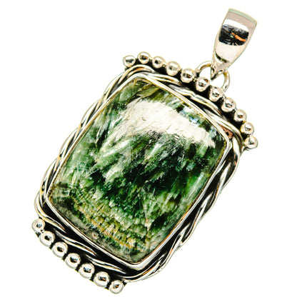 Seraphinite Pendants handcrafted by Ana Silver Co - PD11826