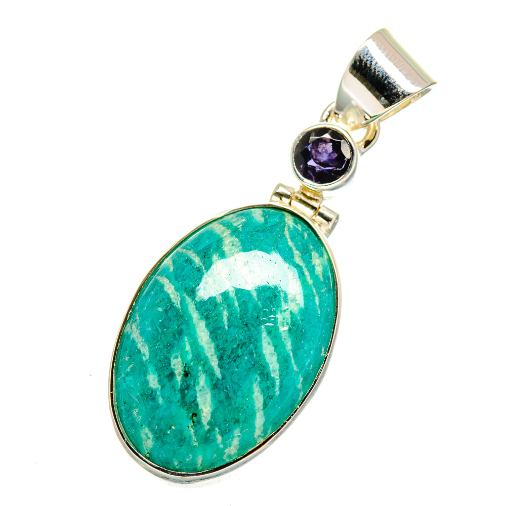 Amazonite Pendants handcrafted by Ana Silver Co - PD11839
