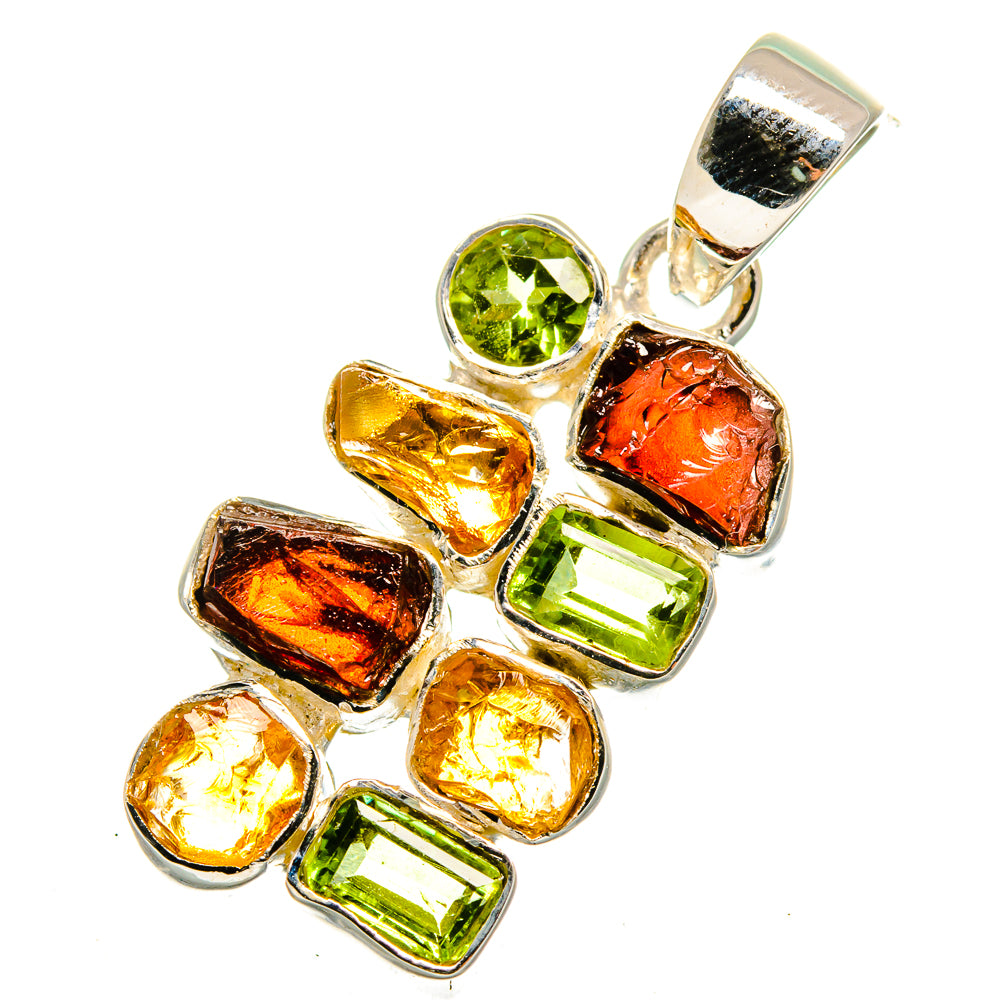 Garnet Pendants handcrafted by Ana Silver Co - PD11851
