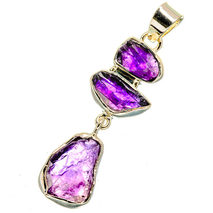 Amethyst Pendants handcrafted by Ana Silver Co - PD11855
