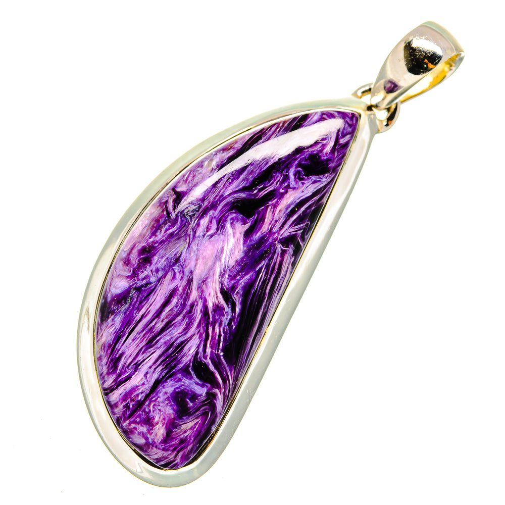 Charoite Pendants handcrafted by Ana Silver Co - PD11859
