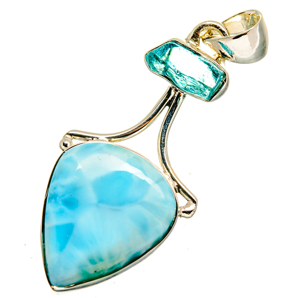 Larimar Pendants handcrafted by Ana Silver Co - PD11865