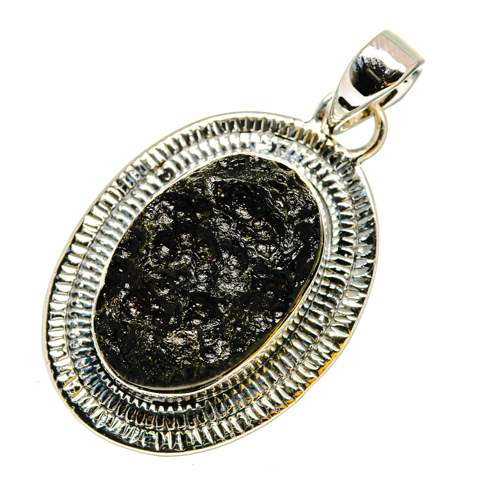 Tektite Pendants handcrafted by Ana Silver Co - PD11868