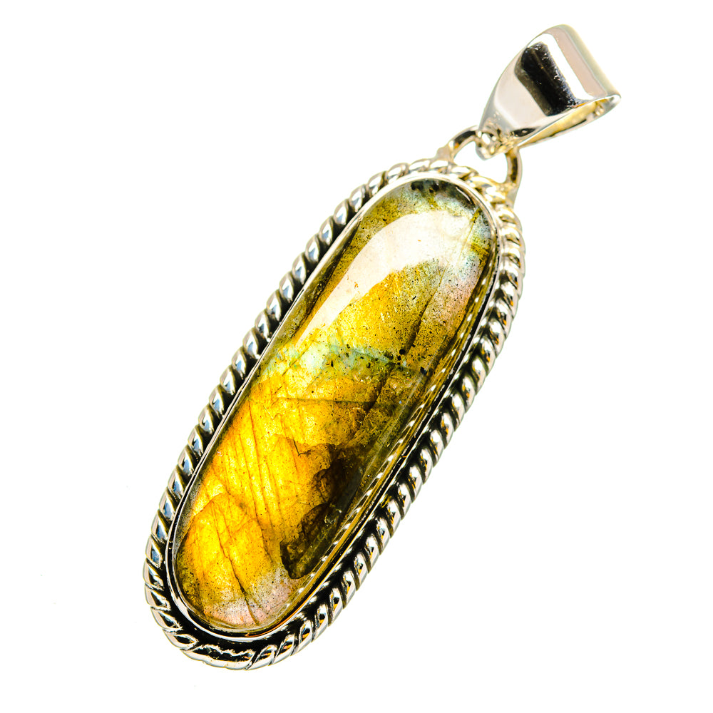 Labradorite Pendants handcrafted by Ana Silver Co - PD11869