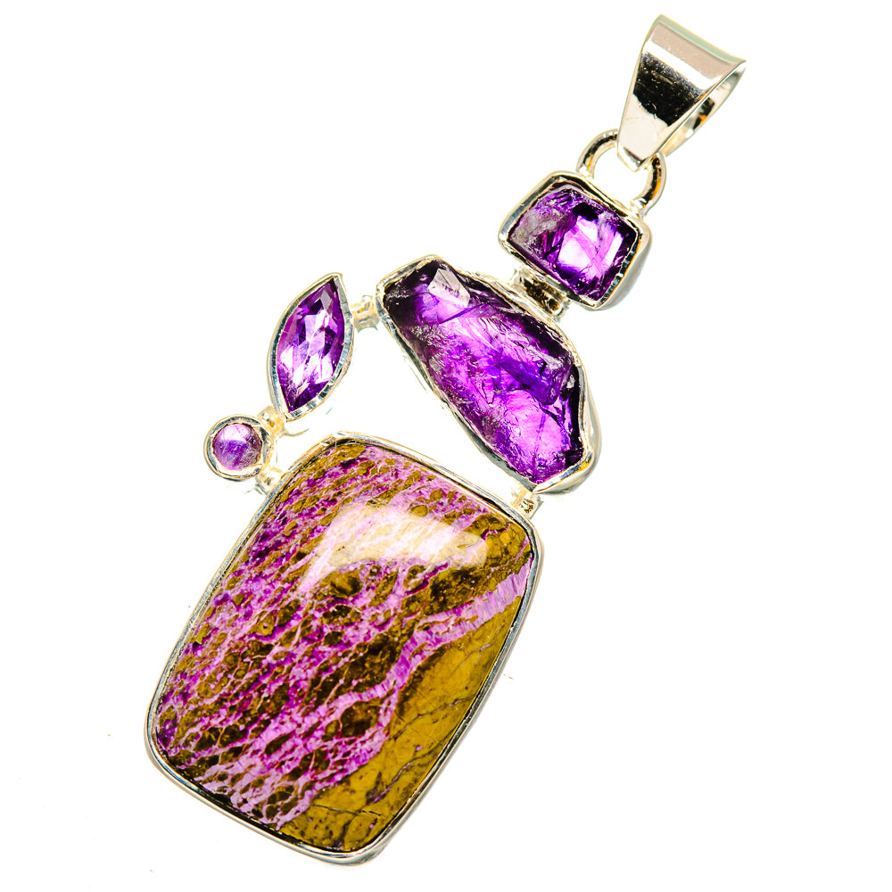 Stichtite Pendants handcrafted by Ana Silver Co - PD11884