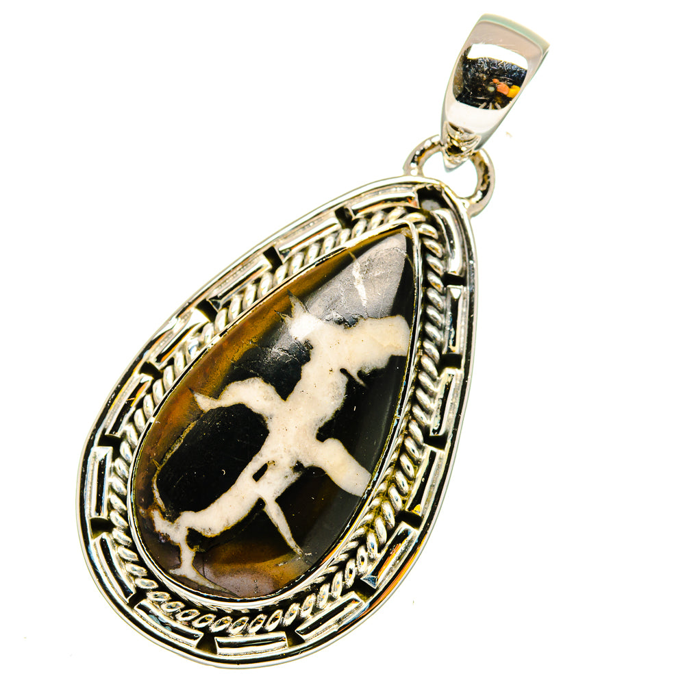 Septarian Geode Pendants handcrafted by Ana Silver Co - PD11885