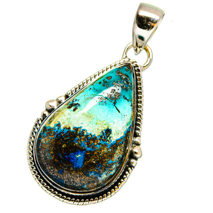 Shattuckite Pendants handcrafted by Ana Silver Co - PD11889