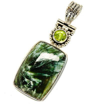 Seraphinite Pendants handcrafted by Ana Silver Co - PD11894