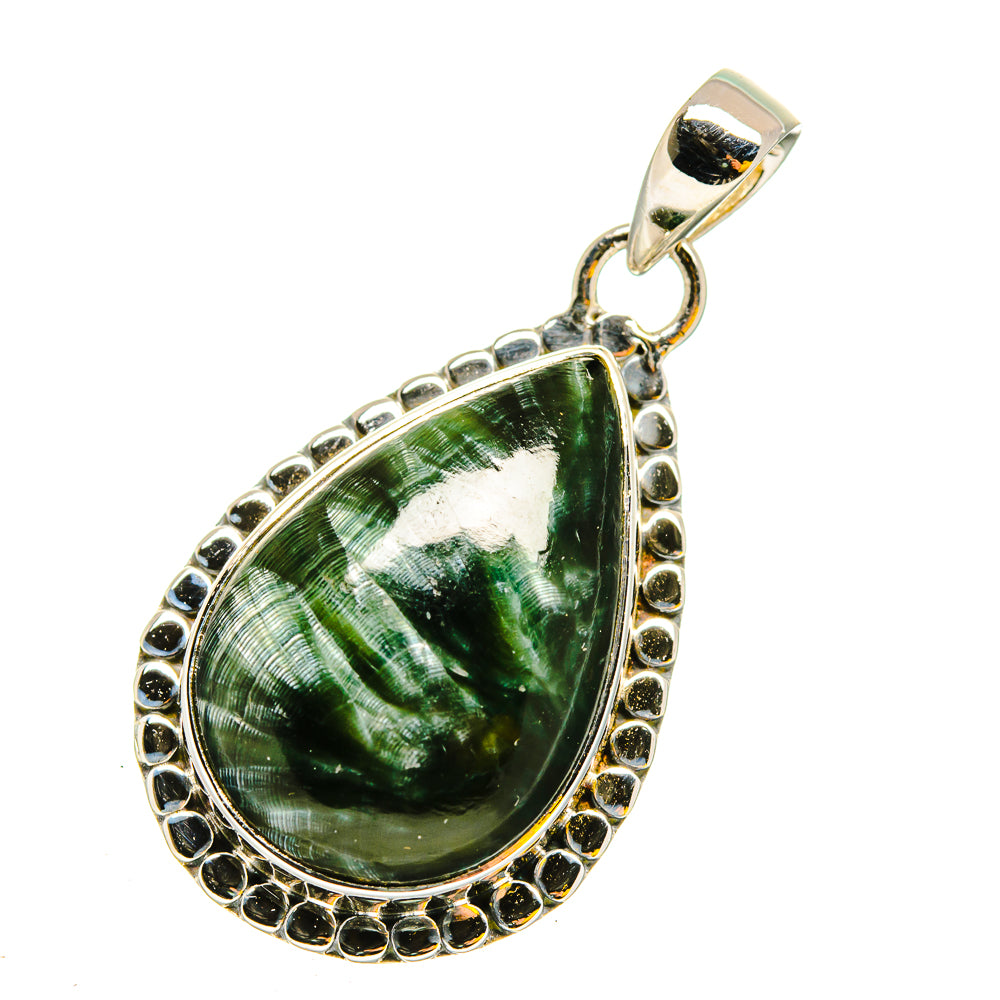 Seraphinite Pendants handcrafted by Ana Silver Co - PD11906