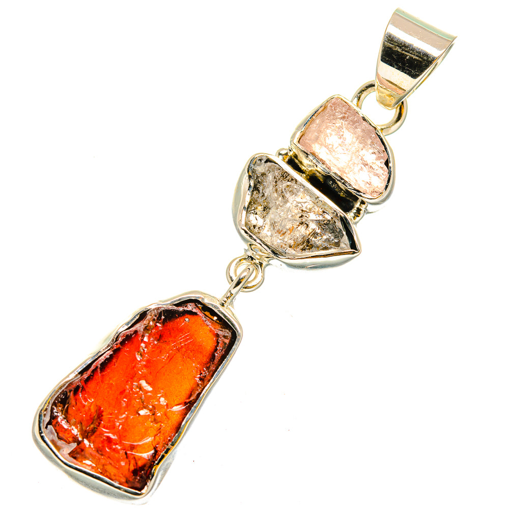 Garnet Pendants handcrafted by Ana Silver Co - PD11918