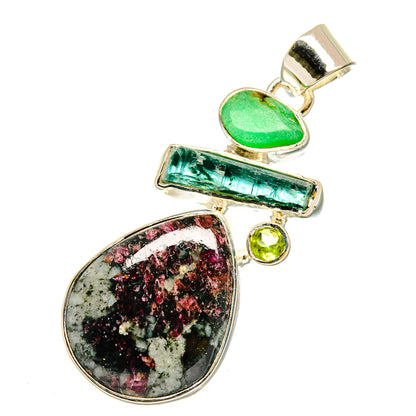 Russian Eudialyte Pendants handcrafted by Ana Silver Co - PD11941
