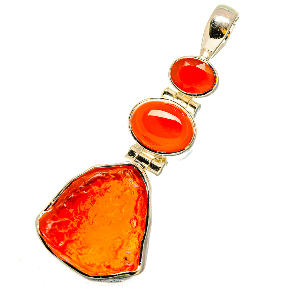 Carnelian Pendants handcrafted by Ana Silver Co - PD11942
