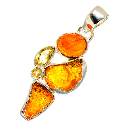 Carnelian Pendants handcrafted by Ana Silver Co - PD11953