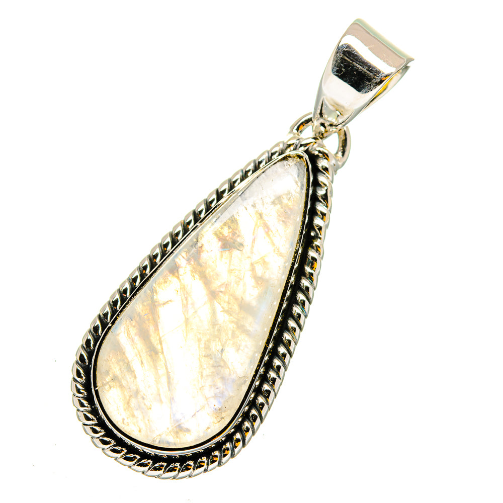 Rainbow Moonstone Pendants handcrafted by Ana Silver Co - PD11954
