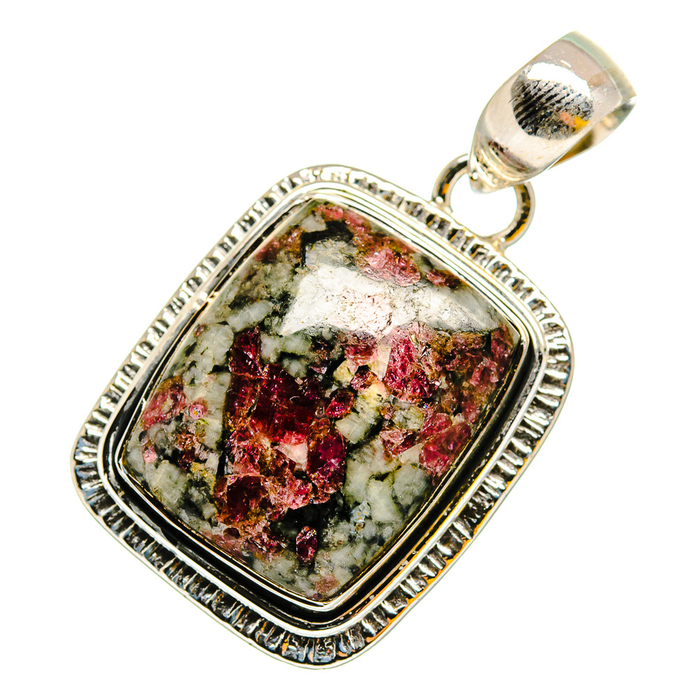 Russian Eudialyte Pendants handcrafted by Ana Silver Co - PD11966