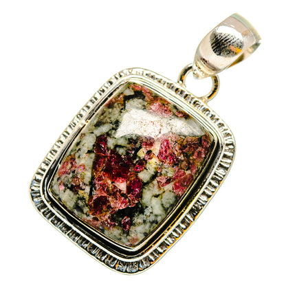 Russian Eudialyte Pendants handcrafted by Ana Silver Co - PD11966