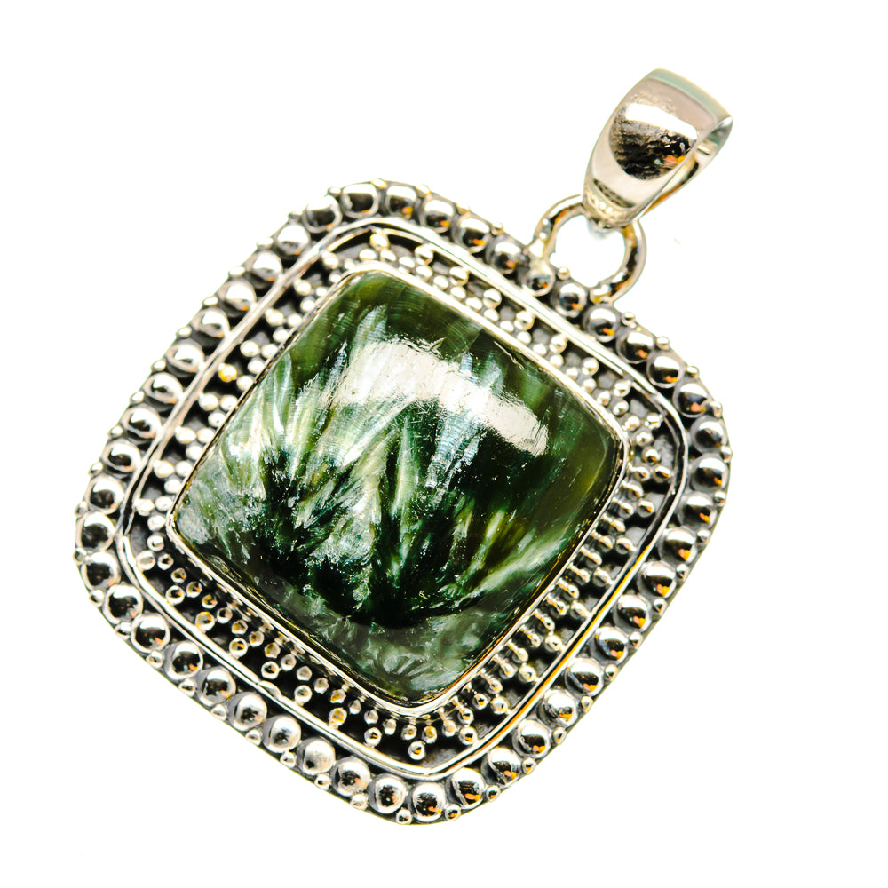 Seraphinite Pendants handcrafted by Ana Silver Co - PD11967