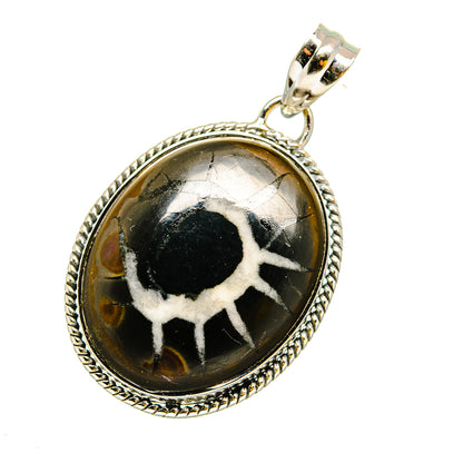 Septarian Geode Pendants handcrafted by Ana Silver Co - PD11969