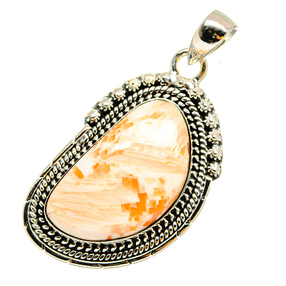 Scolecite Pendants handcrafted by Ana Silver Co - PD11983 - Photo 2