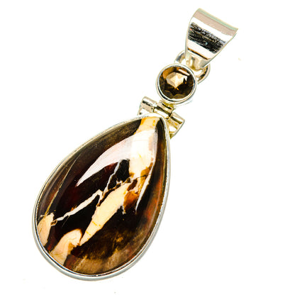 Peanut Wood Jasper Pendants handcrafted by Ana Silver Co - PD11996