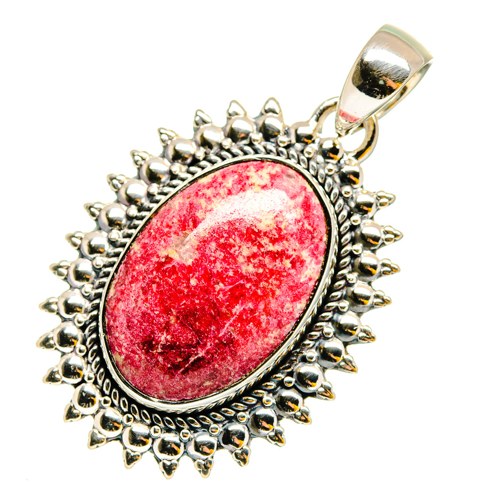 Thulite Pendants handcrafted by Ana Silver Co - PD11998