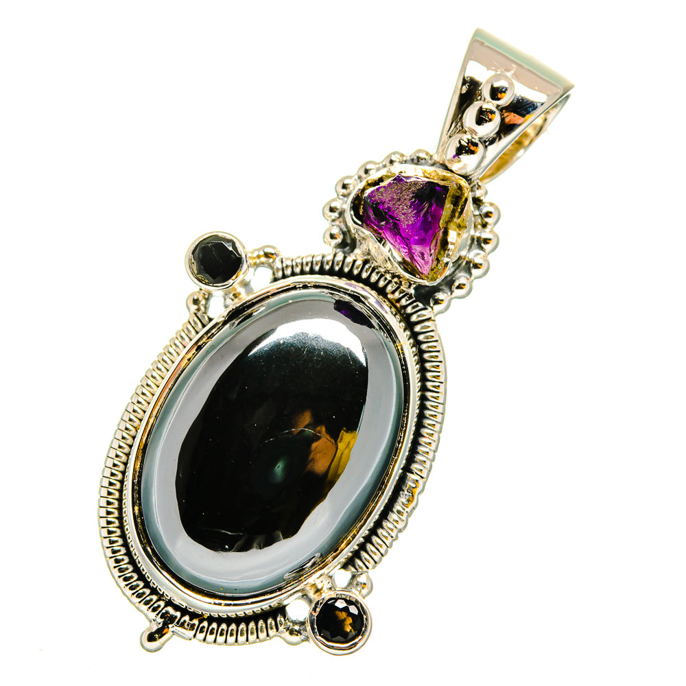 Hematite Pendants handcrafted by Ana Silver Co - PD12006