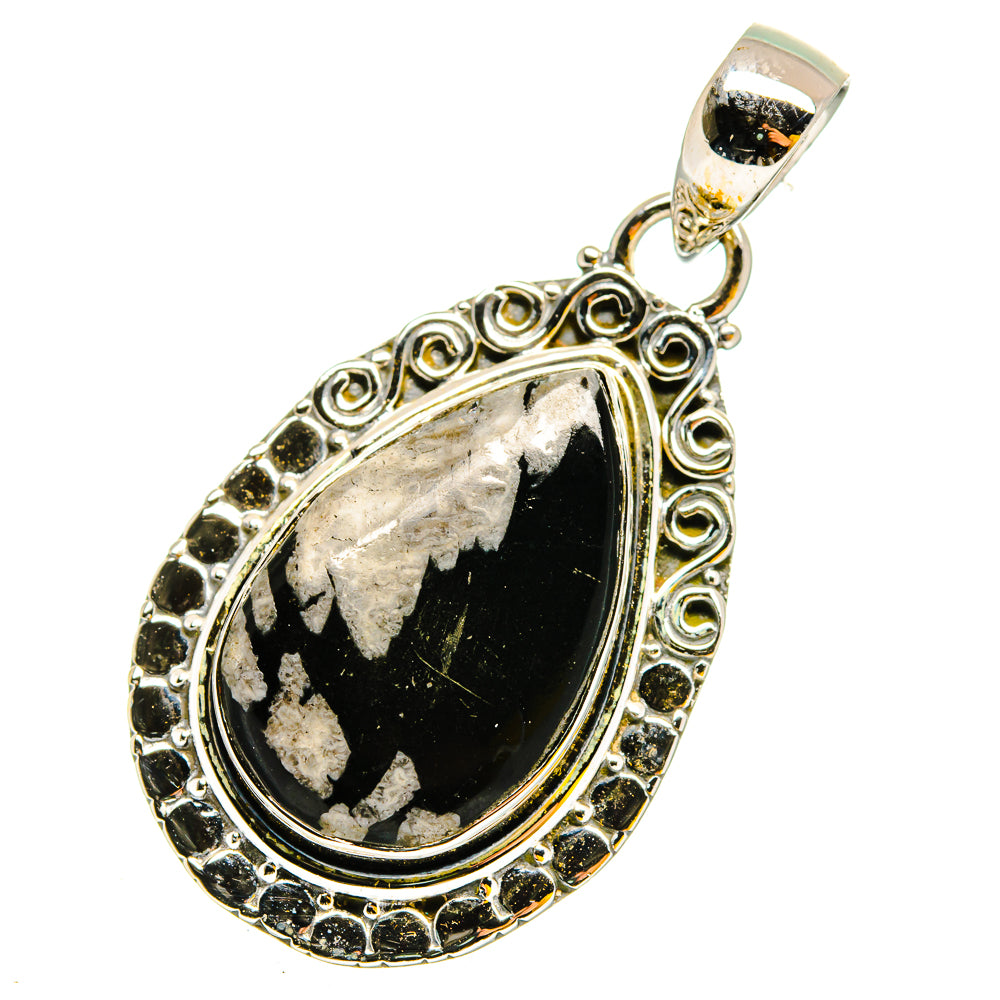 Pinolith Jasper Pendants handcrafted by Ana Silver Co - PD12012 - Photo 2