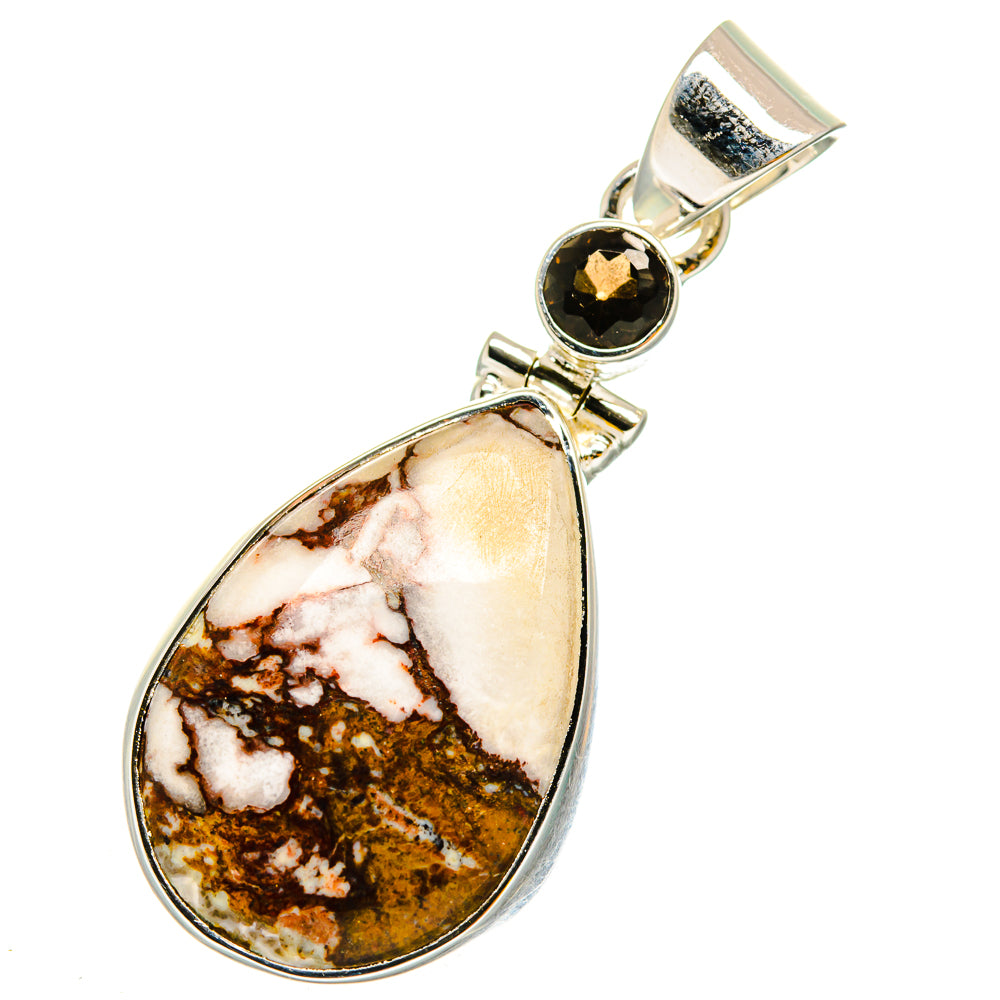 Peanut Wood Jasper Pendants handcrafted by Ana Silver Co - PD12017
