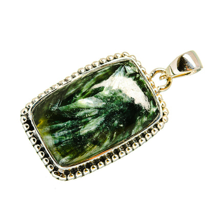 Seraphinite Pendants handcrafted by Ana Silver Co - PD12020
