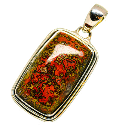 Moroccan Agate Pendants handcrafted by Ana Silver Co - PD12031