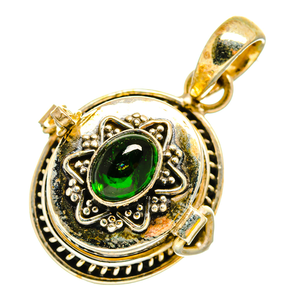 Chrome Diopside Pendants handcrafted by Ana Silver Co - PD12042