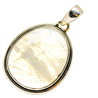 Rainbow Moonstone Pendants handcrafted by Ana Silver Co - PD12049
