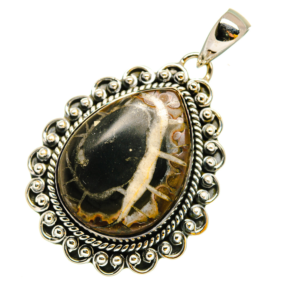 Septarian Geode Pendants handcrafted by Ana Silver Co - PD12065