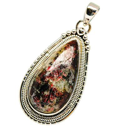 Russian Eudialyte Pendants handcrafted by Ana Silver Co - PD12072
