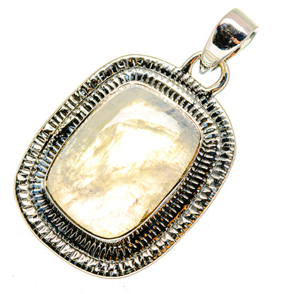 Rainbow Moonstone Pendants handcrafted by Ana Silver Co - PD12074