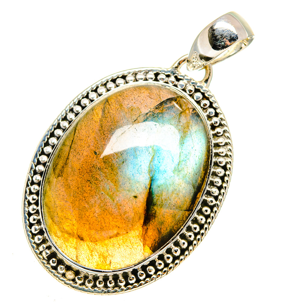 Labradorite Pendants handcrafted by Ana Silver Co - PD12085