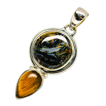 Pietersite Pendants handcrafted by Ana Silver Co - PD12112