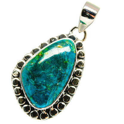 Chrysocolla Pendants handcrafted by Ana Silver Co - PD12152