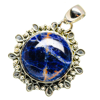 Sodalite Pendants handcrafted by Ana Silver Co - PD12173