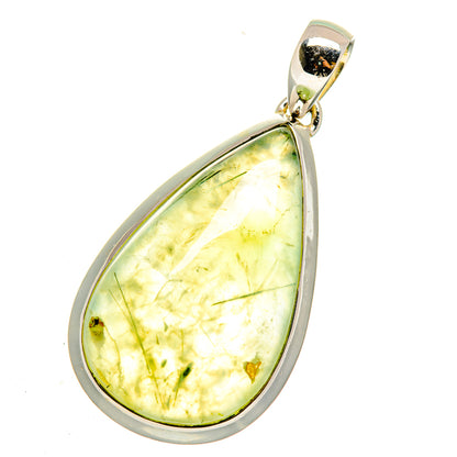 Prehnite Pendants handcrafted by Ana Silver Co - PD12177