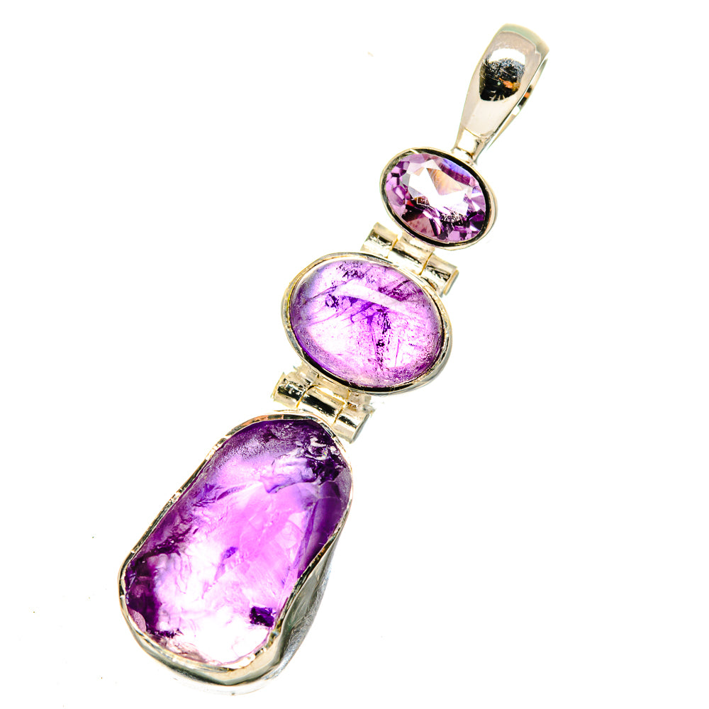 Amethyst Pendants handcrafted by Ana Silver Co - PD12182