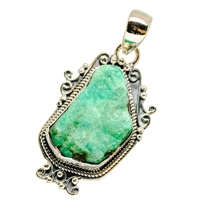 Chrysoprase Pendants handcrafted by Ana Silver Co - PD12183